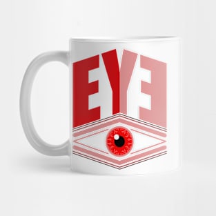 horror eyes fantastic and colorful graphic design ironpalette Mug